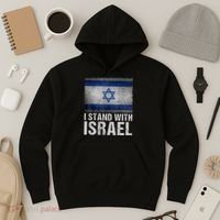 I Stand With Israel Hoodie thumb 3