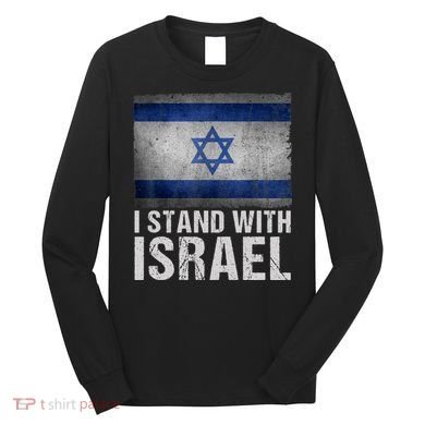 I Stand With Israel Long Sleeve Shirt