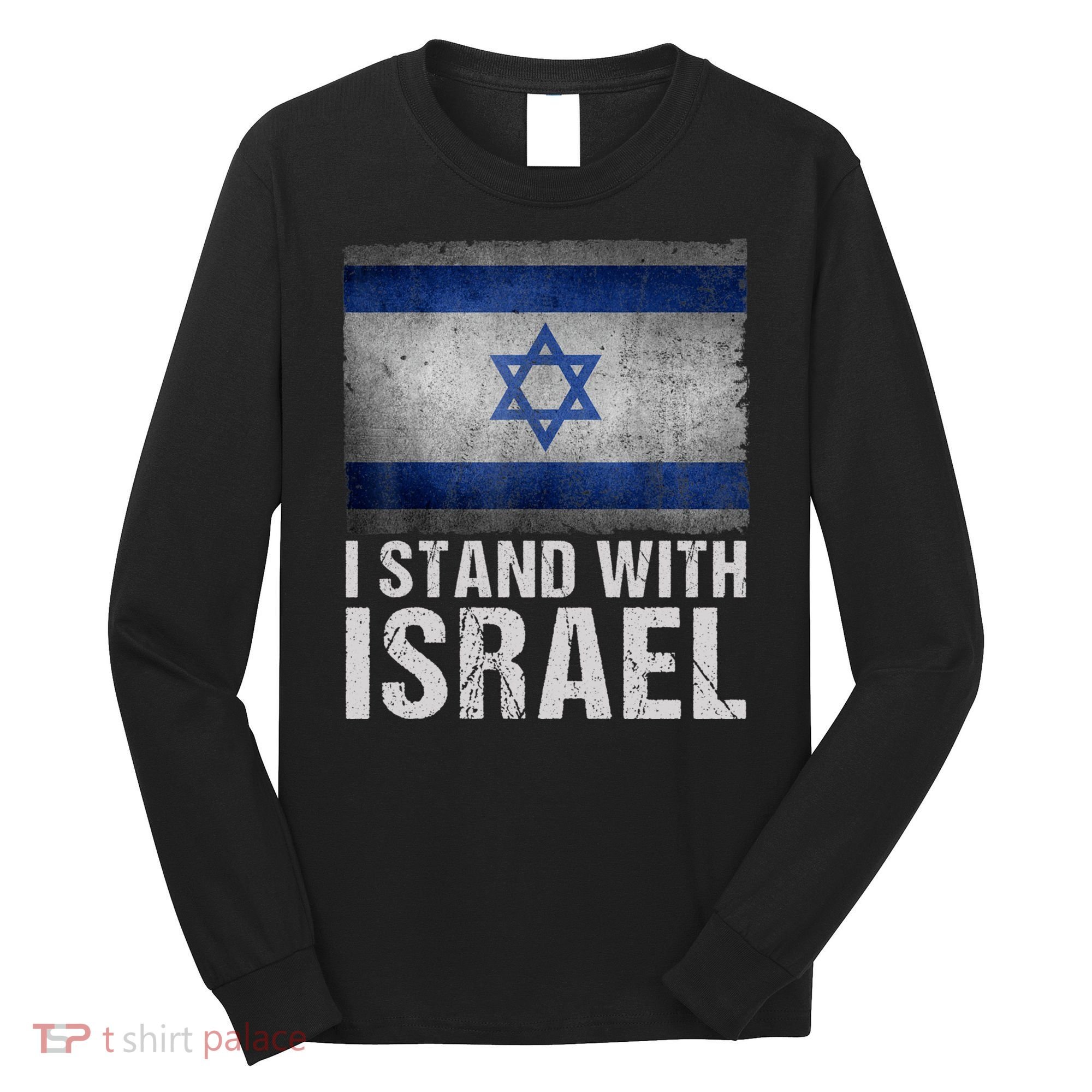 I Stand With Israel Long Sleeve Shirt
