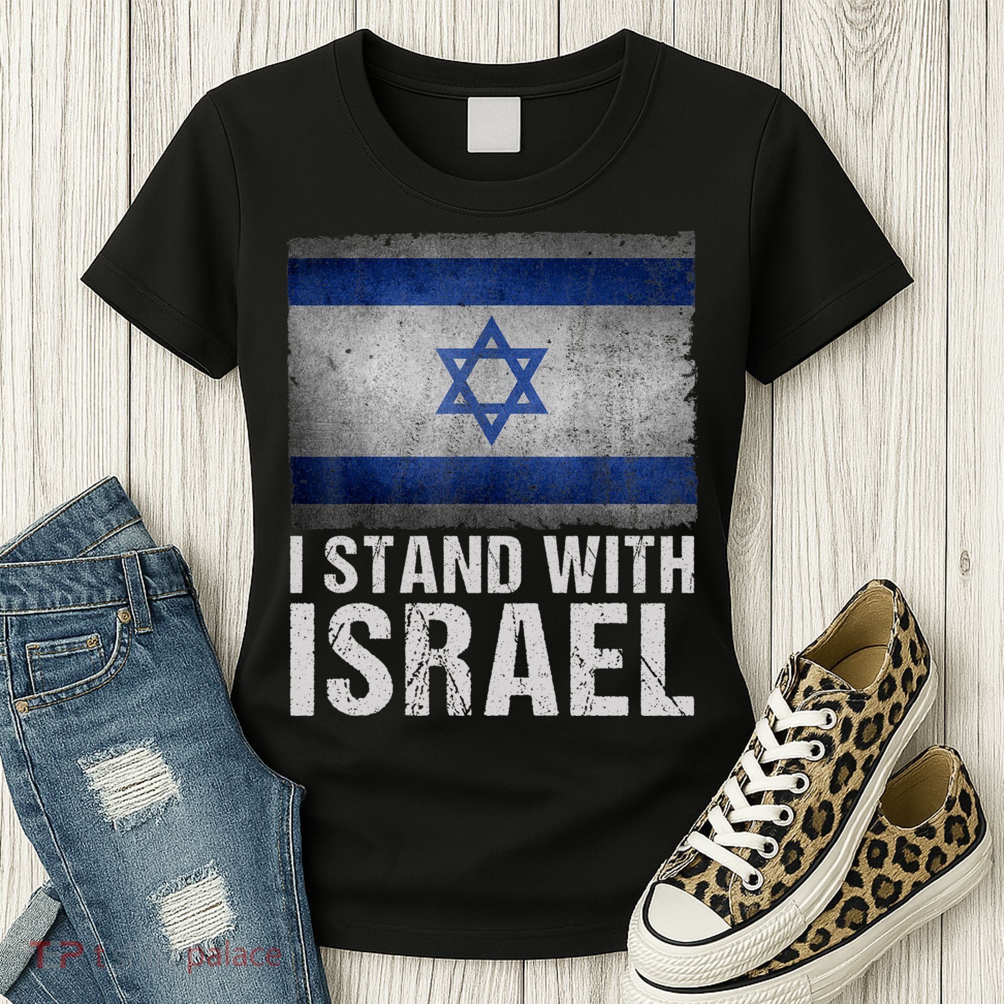I Stand With Israel Women's T-Shirt
