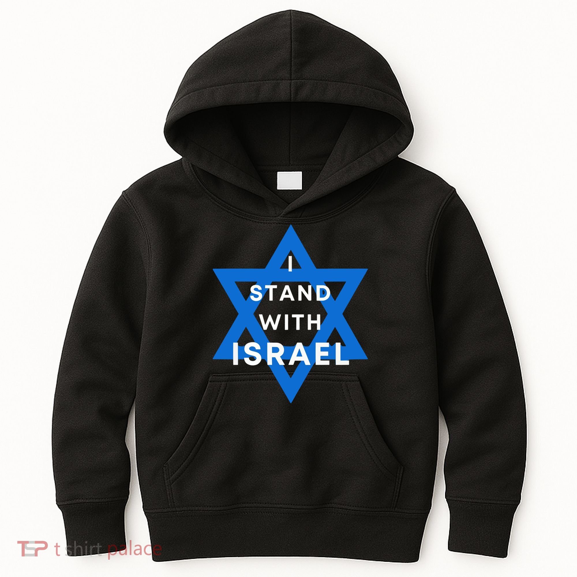 I Stand With Israel Support Black Kids Hoodie