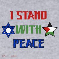 i stand with peace palestine israel Women's Sweatshirt thumb 2