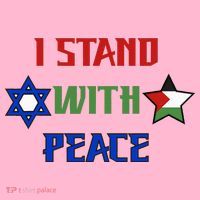 i stand with peace palestine israel Coaster thumb 2