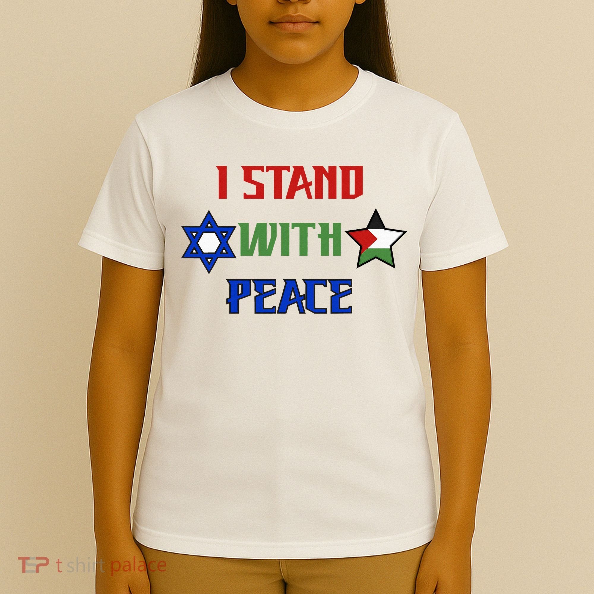 i stand with peace palestine israel T-Shirt
