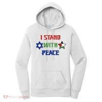 i stand with peace palestine israel Women's Hoodie thumb 0