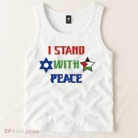 i stand with peace palestine israel Tank Top thumb 2