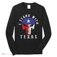 I Stand With Texas Flag Usa State Of Texas Long Sleeve Shirt thumb 0