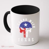 I Stand With Texas Flag Usa State Of Texas Coffee Mug thumb 0