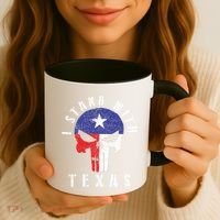 I Stand With Texas Flag Usa State Of Texas Coffee Mug thumb 3