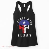 I Stand With Texas Flag Usa State Of Texas Women's Tank Top thumb 0