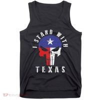 I Stand With Texas Flag Usa State Of Texas Tank Top thumb 0