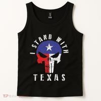 I Stand With Texas Flag Usa State Of Texas Tank Top thumb 2