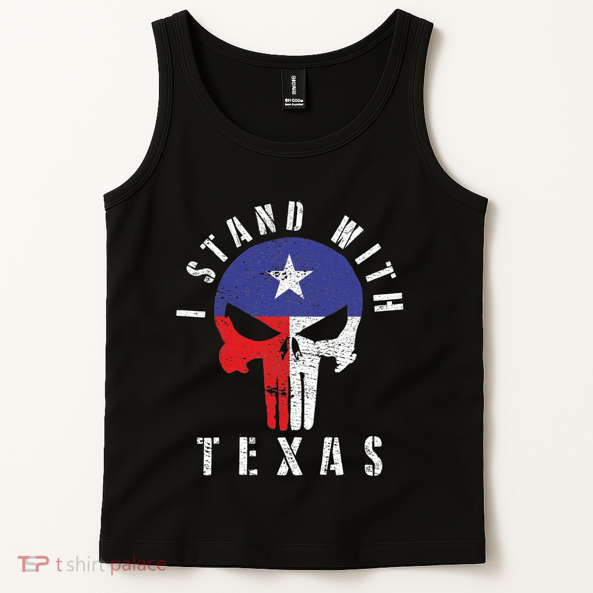 I Stand With Texas Flag Usa State Of Texas Tank Top