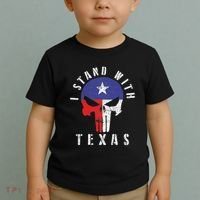 I Stand With Texas Flag Usa State Of Texas Toddler T-Shirt thumb 2