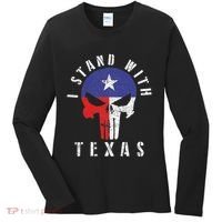 I Stand With Texas Flag Usa State Of Texas Women's Long Sleeve Shirt thumb 0