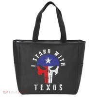 I Stand With Texas Flag Usa State Of Texas Tote Bag thumb 0