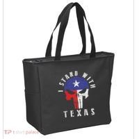 I Stand With Texas Flag Usa State Of Texas Tote Bag thumb 2