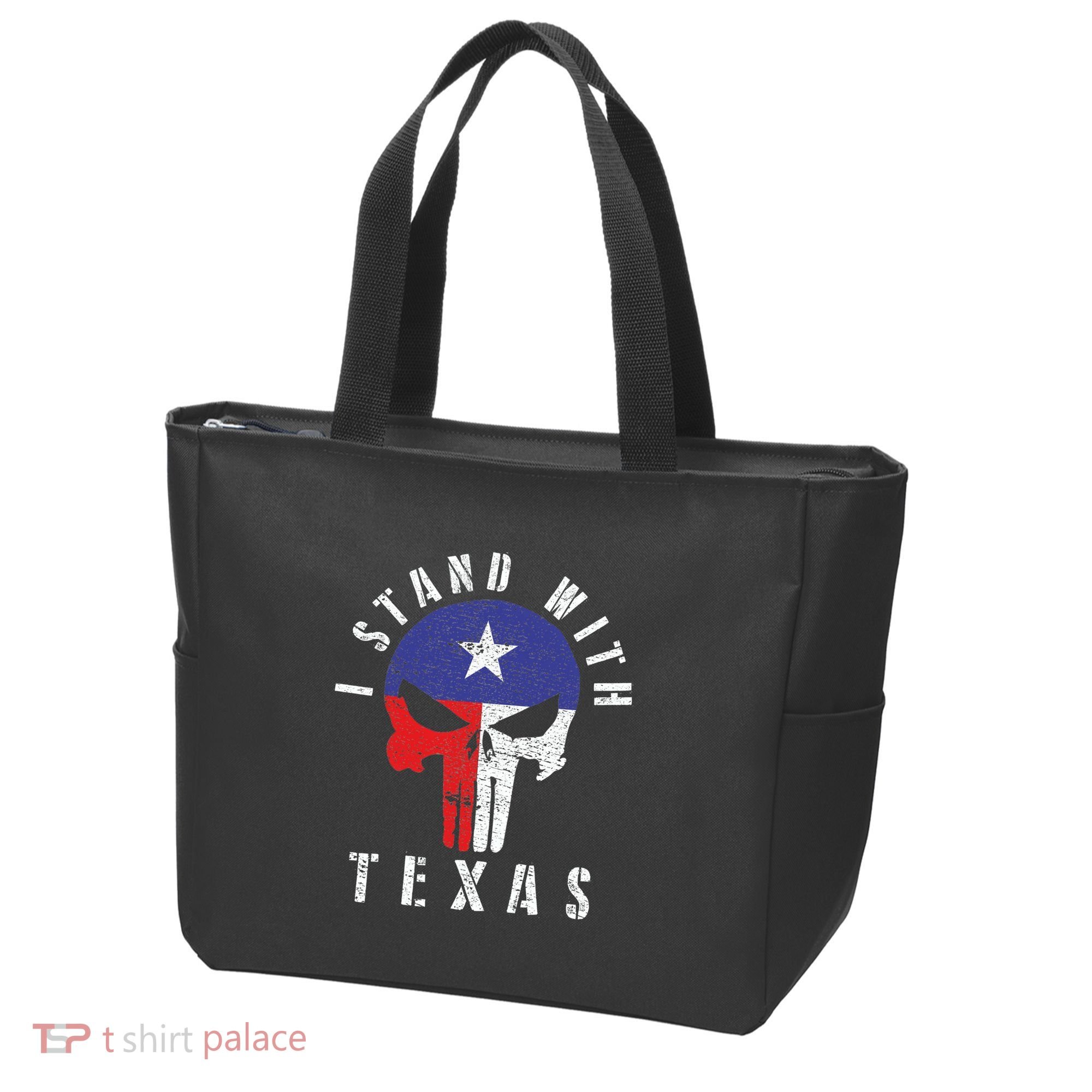 I Stand With Texas Flag Usa State Of Texas Tote Bag