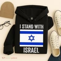I Stand With Israel Free Israel Hoodie thumb 4