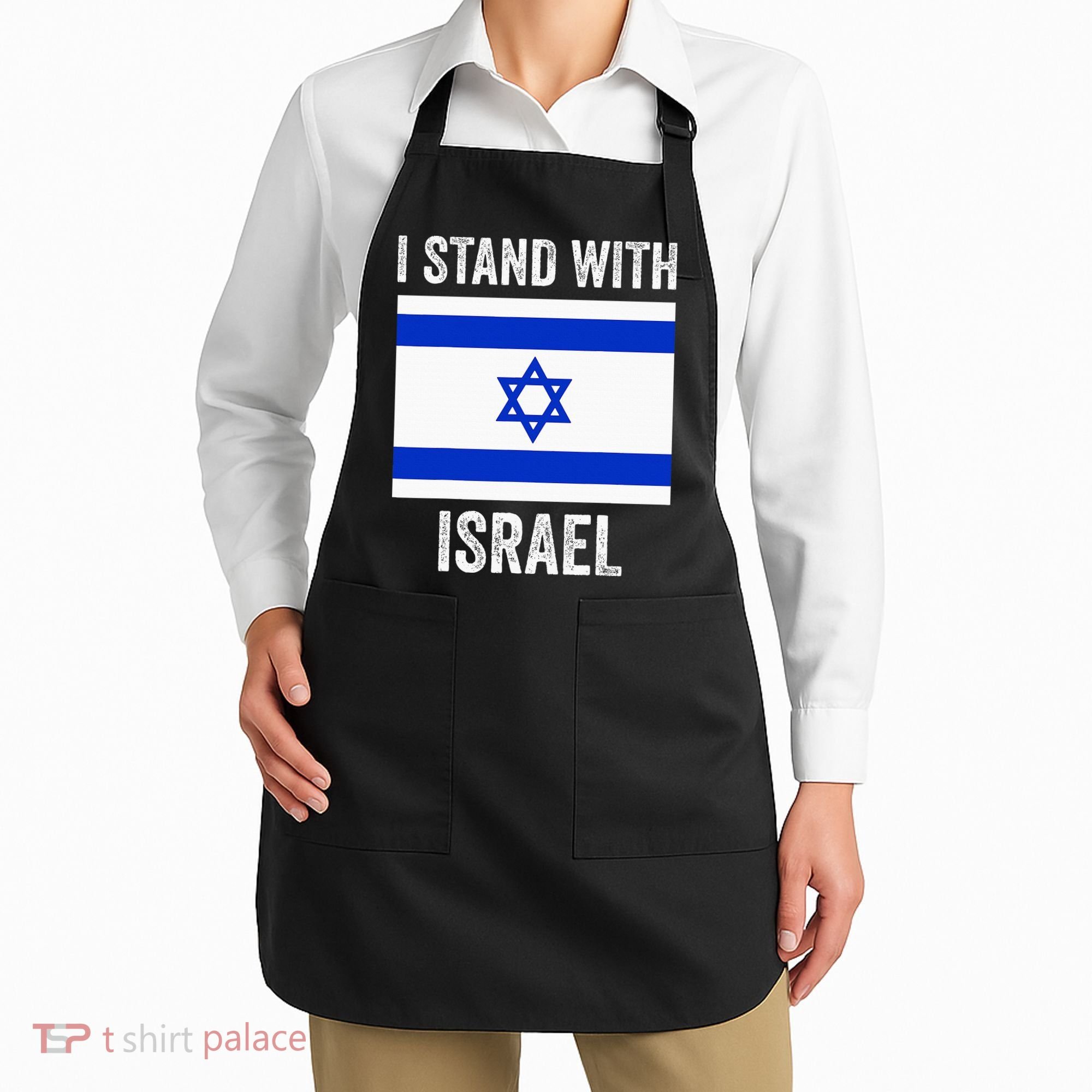 I Stand With Israel Free Israel Apron