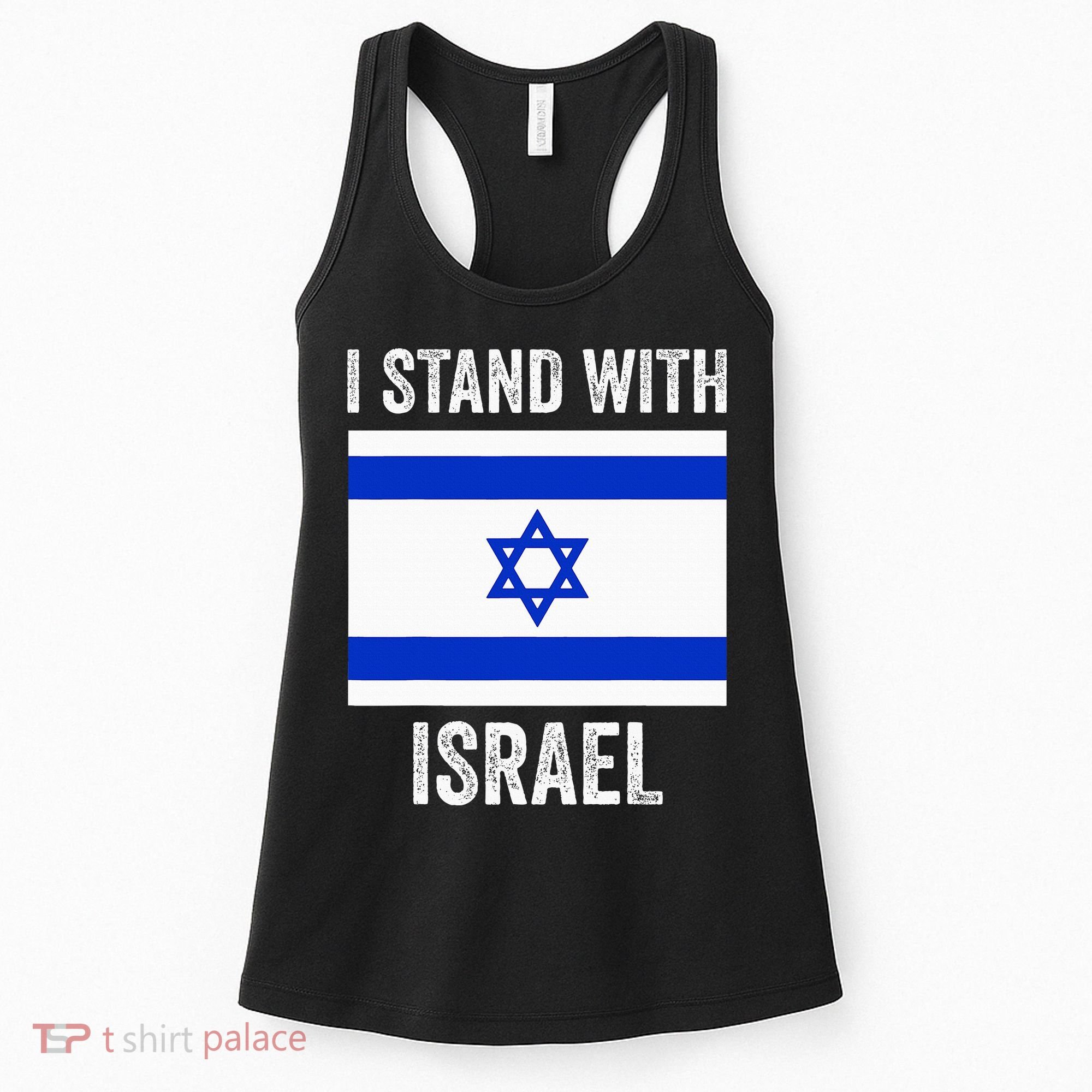 I Stand With Israel Free Israel Women's Tank Top