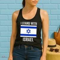 I Stand With Israel Free Israel Women's Tank Top thumb 2