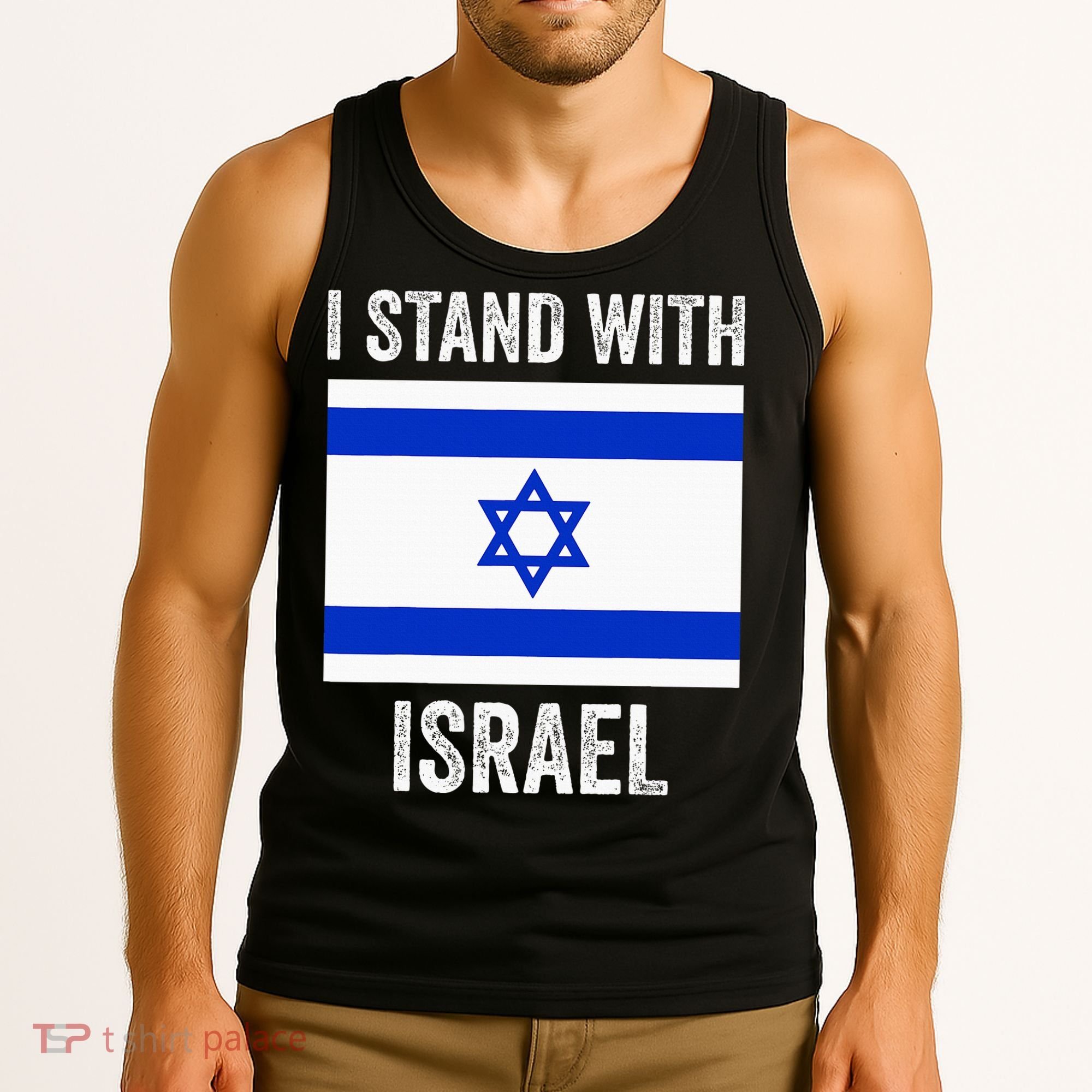 I Stand With Israel Free Israel Tank Top