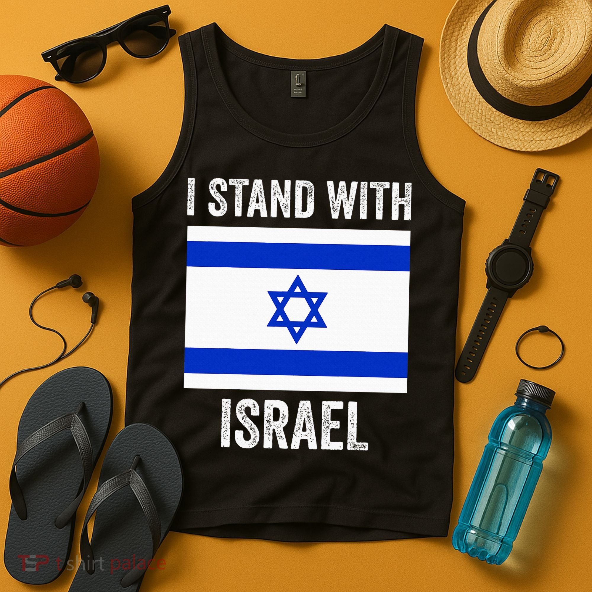 I Stand With Israel Free Israel Tank Top