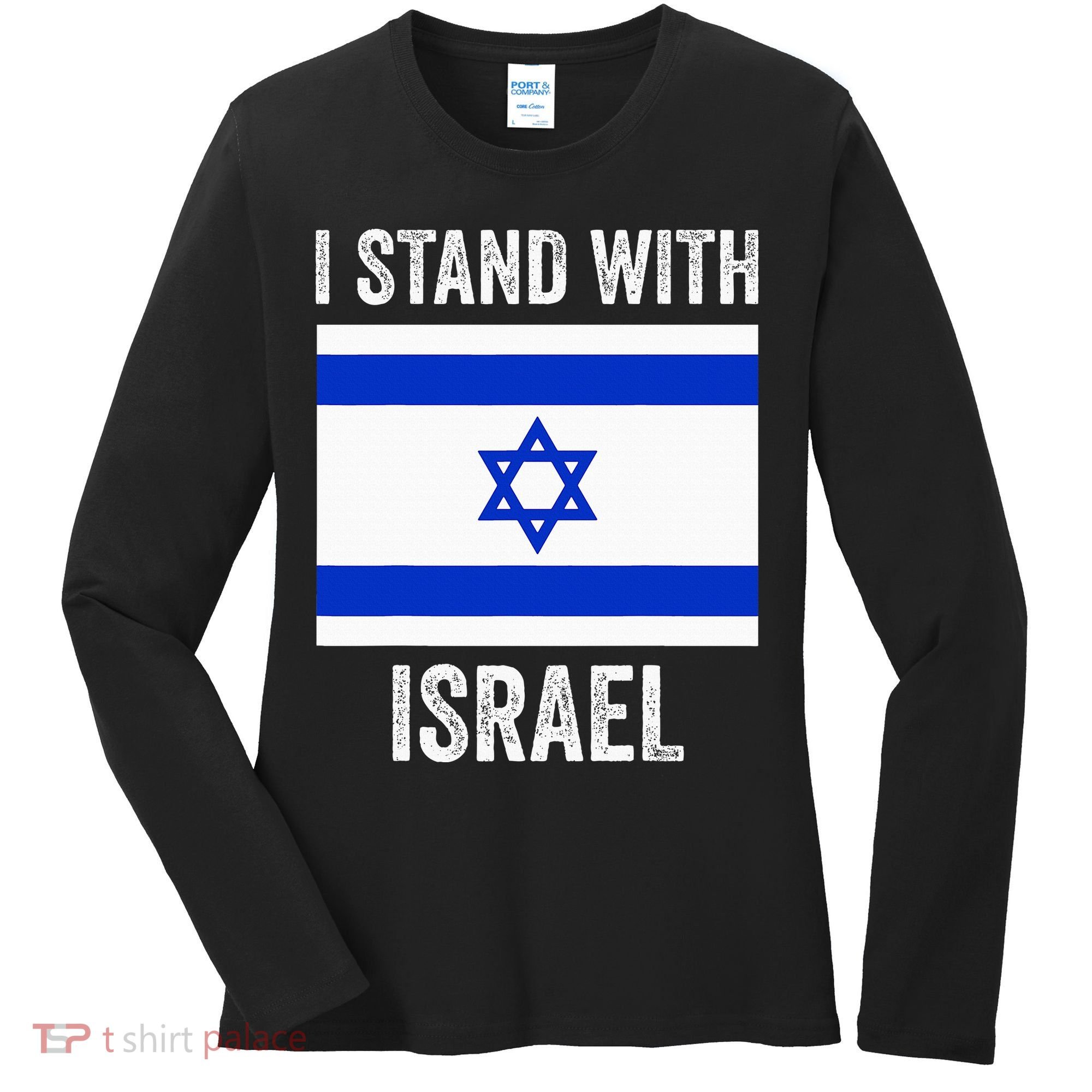 I Stand With Israel Free Israel Women's Long Sleeve Shirt