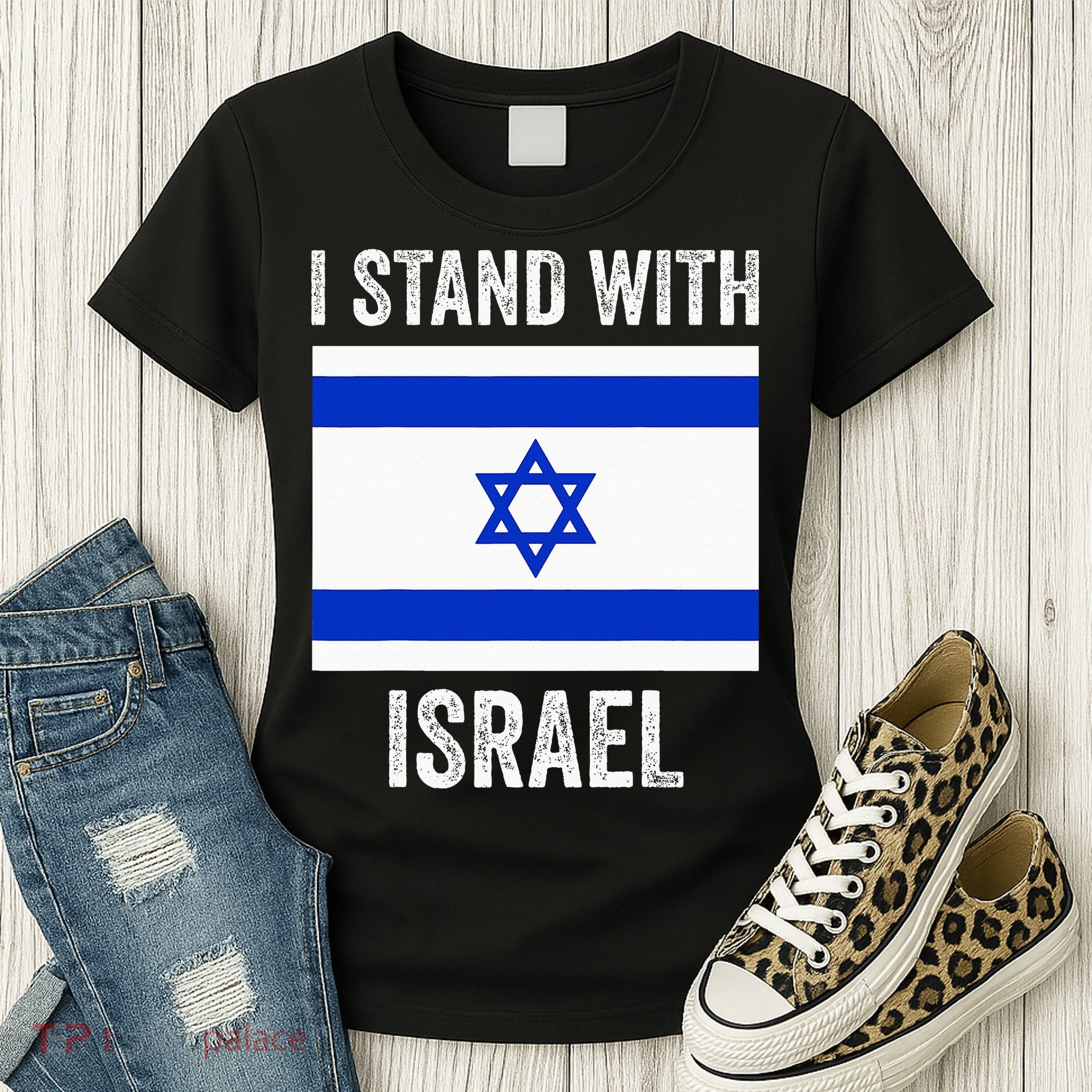 I Stand With Israel Free Israel Women's T-Shirt