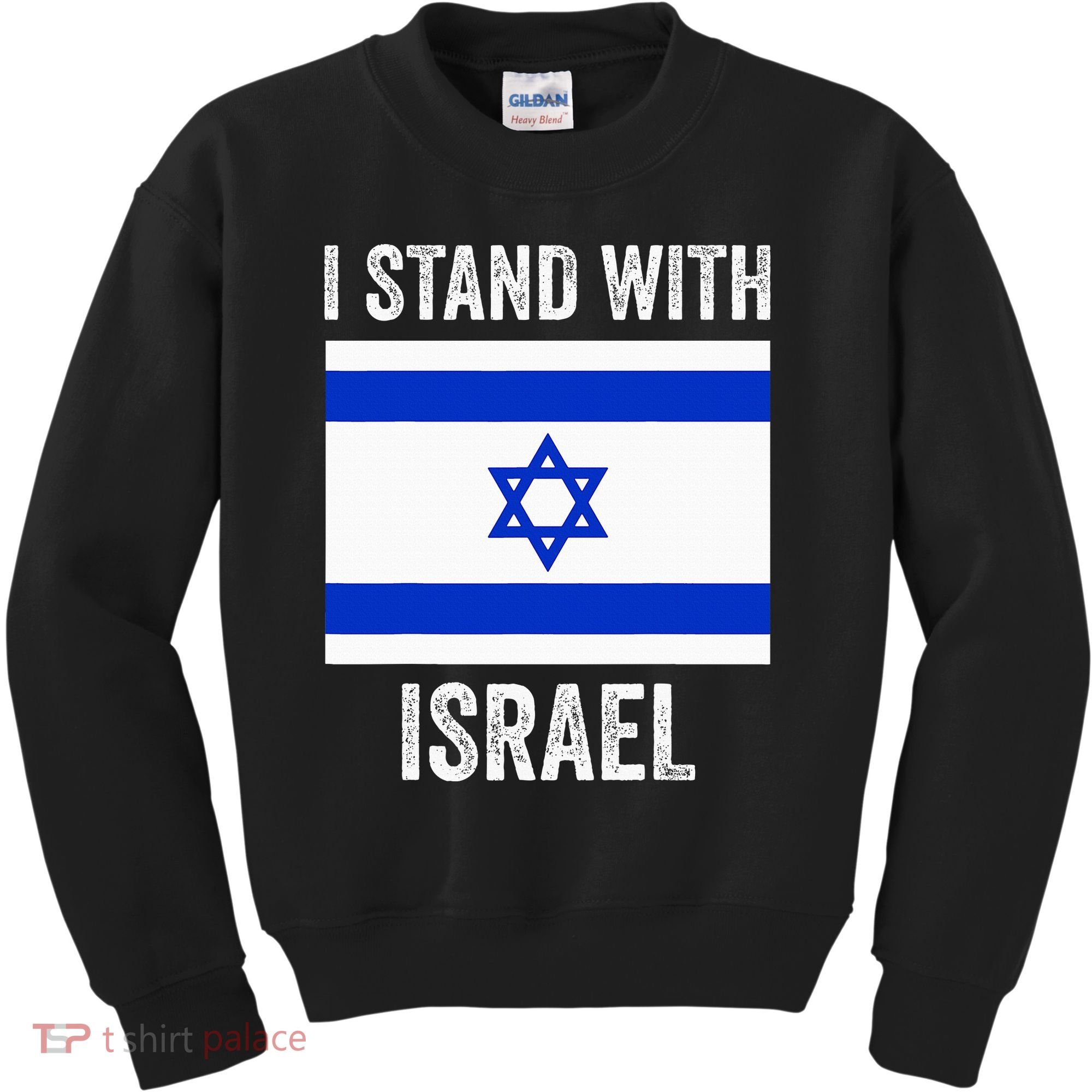 I Stand With Israel Free Israel Kids Sweatshirt