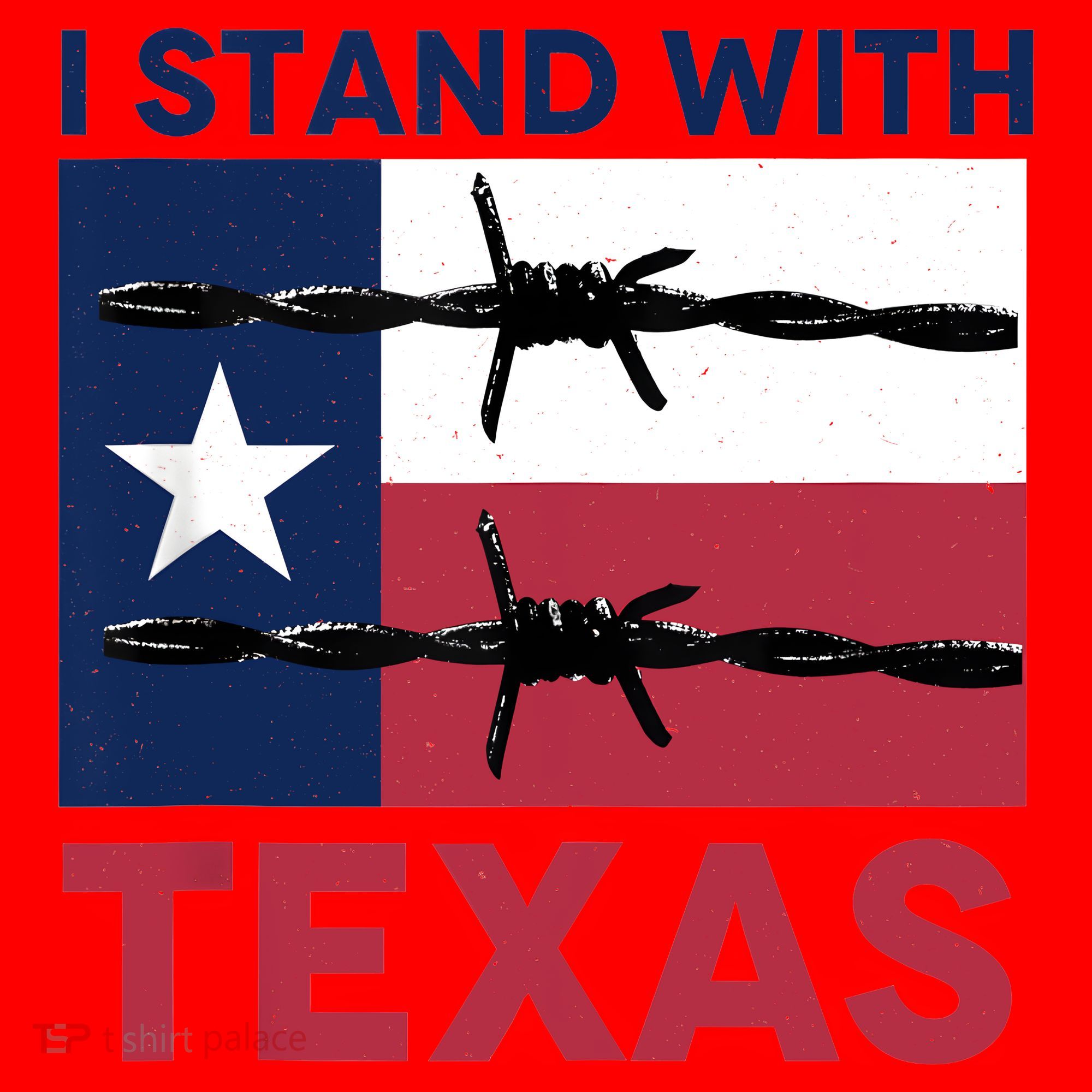 I Stand With Texas Santa Hat