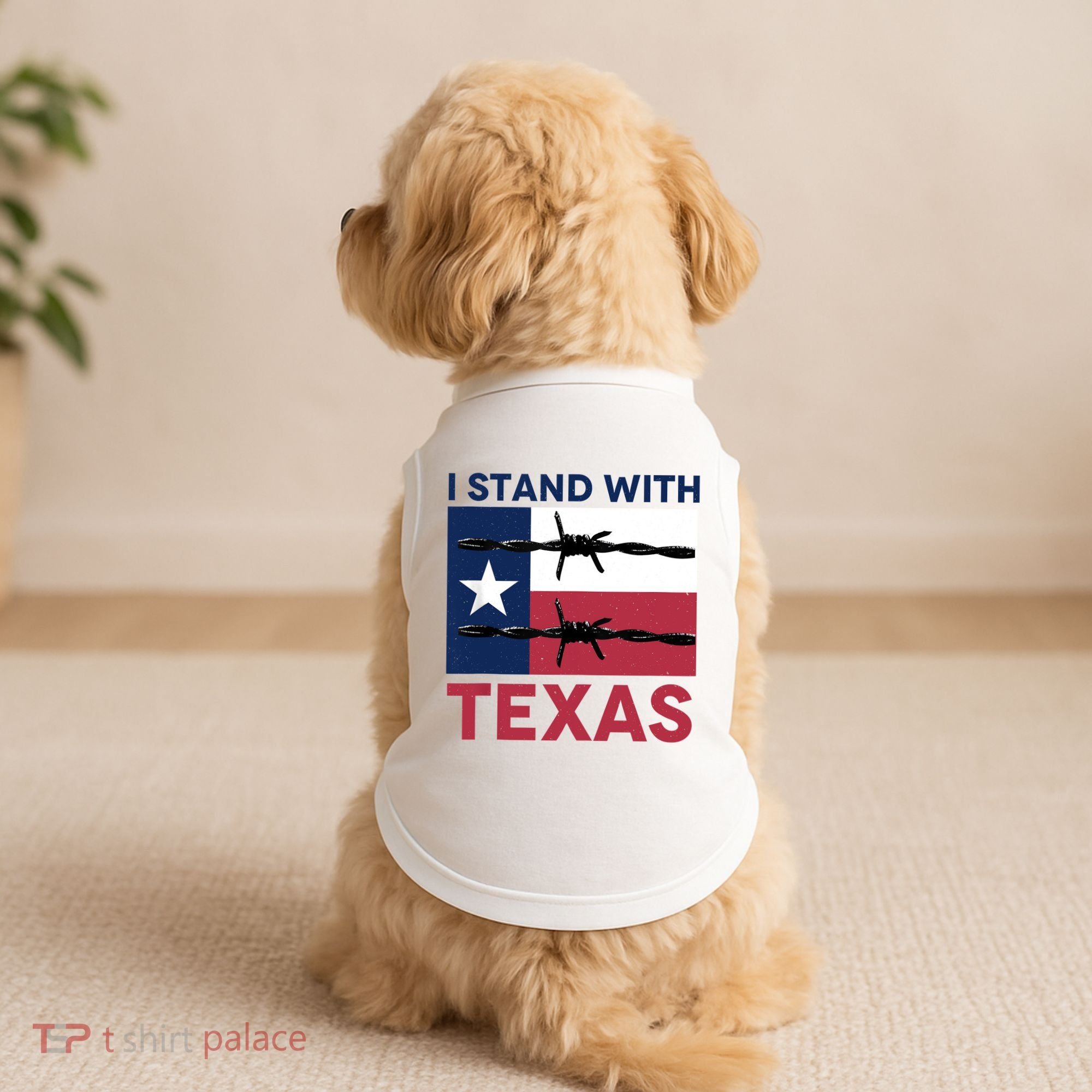 I Stand With Texas Doggie Tank