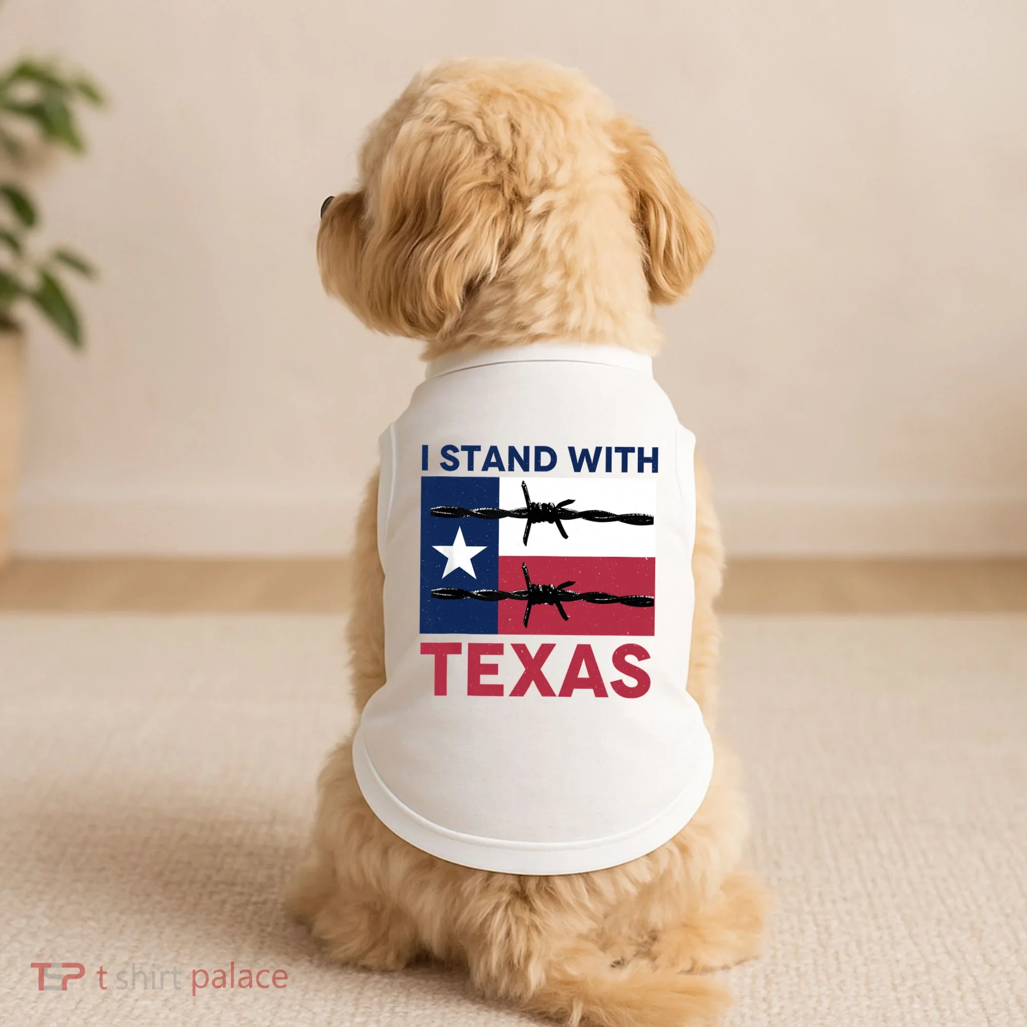 I Stand With Texas Doggie Tank