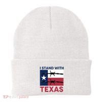I Stand With Texas Beanie thumb 0