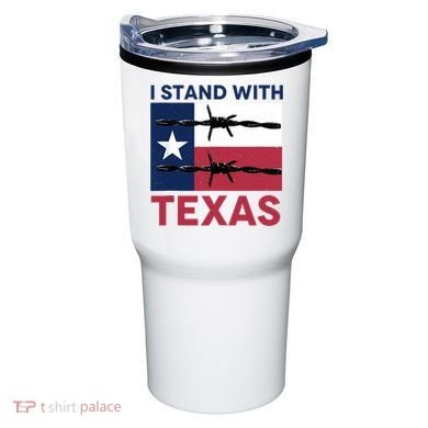 I Stand With Texas Tumbler