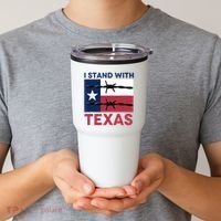 I Stand With Texas Tumbler thumb 2