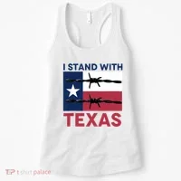 I Stand With Texas Women's Tank Top thumb 0
