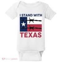 I Stand With Texas Baby Bodysuit thumb 0