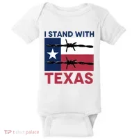 I Stand With Texas Baby Bodysuit thumb 0