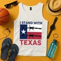 I Stand With Texas Tank Top thumb 4