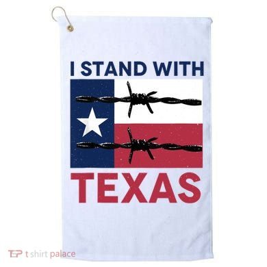 I Stand With Texas Golf Towel