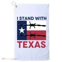 I Stand With Texas Golf Towel thumb 0