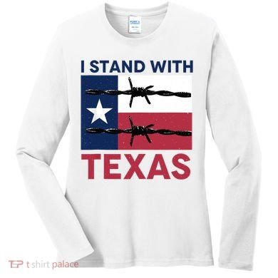 I Stand With Texas Women's Long Sleeve Shirt