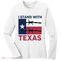 I Stand With Texas Women's Long Sleeve Shirt thumb 0