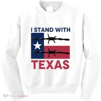 I Stand With Texas Kids Sweatshirt thumb 0