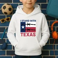 I Stand With Texas Kids Hoodie thumb 2