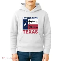 I Stand With Texas Kids Hoodie thumb 4