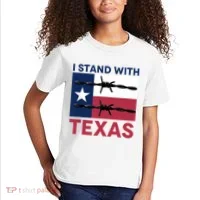 I Stand With Texas Kids T-Shirt thumb 2