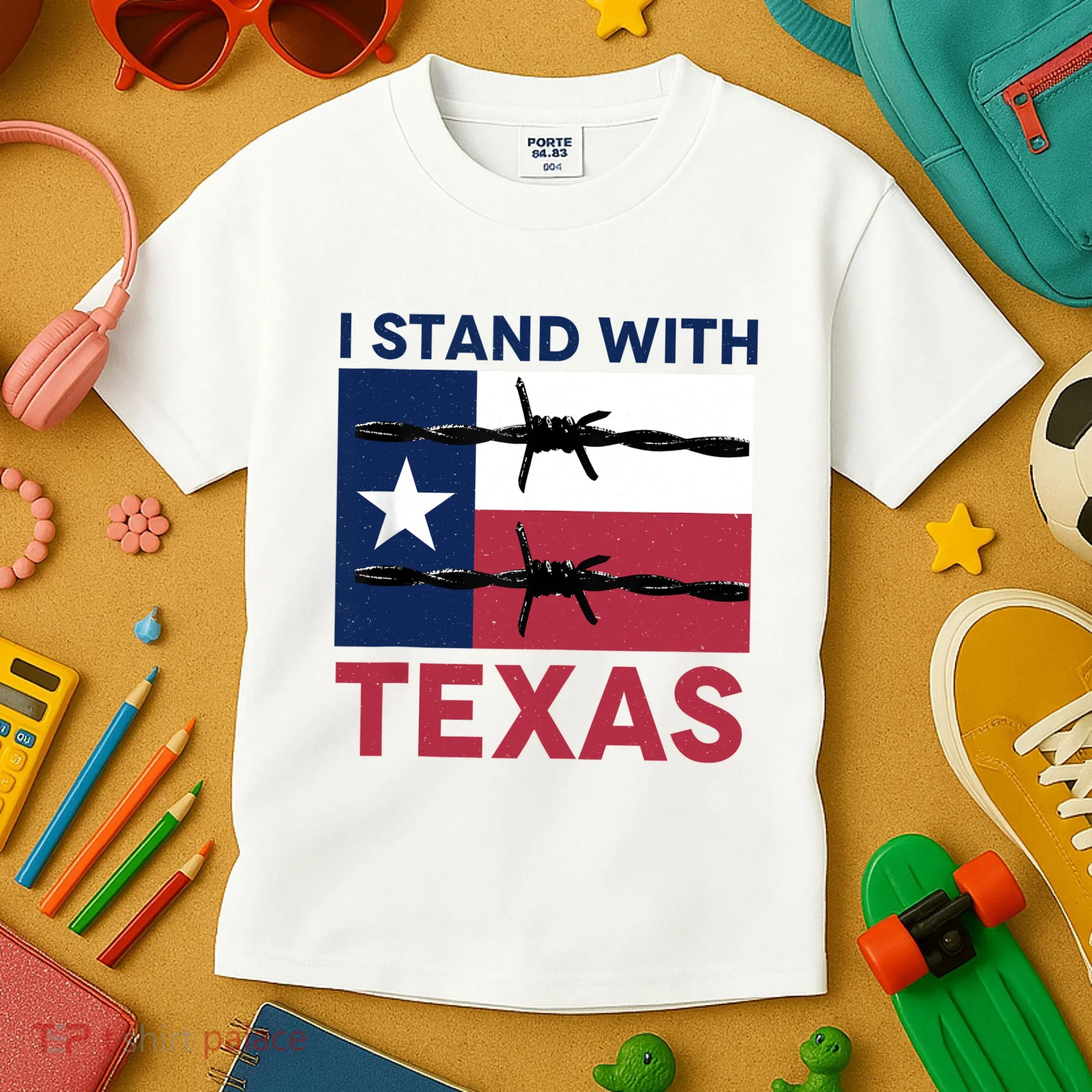 I Stand With Texas Kids T-Shirt